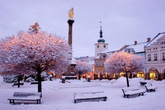Zasněžené Ústí nad Orlicí…