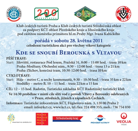 Kde se snoubí Berounka s Vltavou