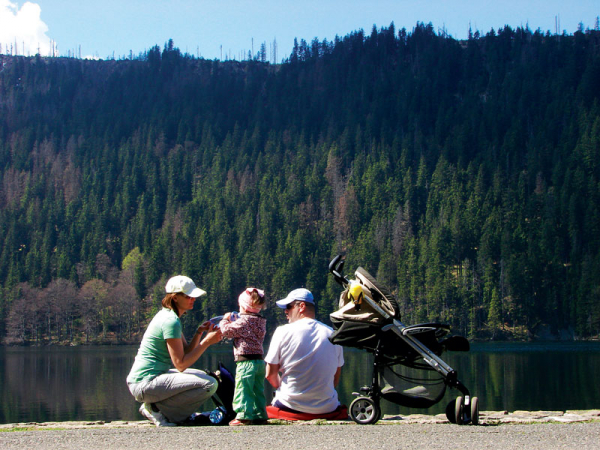 Železnorudskem s dětmi pěšky, na kole i v kočáru