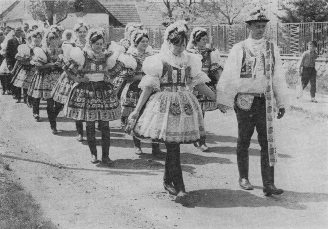 Moravská svatba včerejší