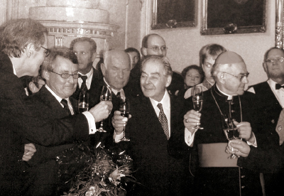 Oldřich Stránský a kardinál Duka