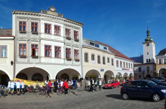 Cyklisté z Česka a Polska se setkali ve Wójtowicích