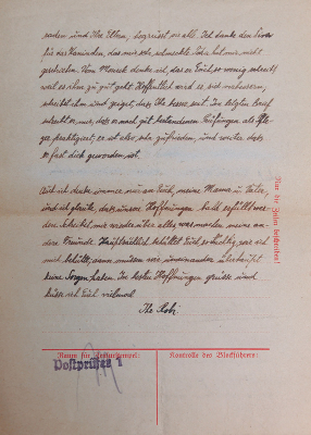 Letter from Buchewald, February 15, 1943