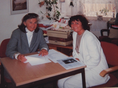 Hanka s přítelkyní Ludmilou Chládkovou