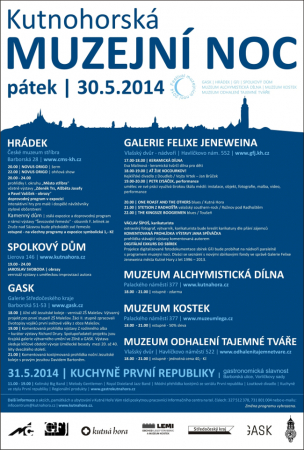 Noc plná překvapení ve stříbrném městě – Muzejní noc 2014