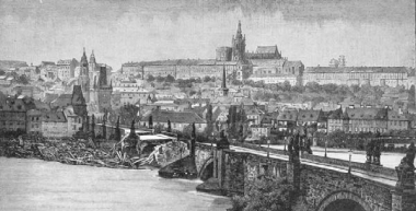 Karlův most v troskách