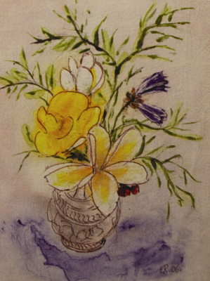 Obraz Ruth „Kytička, Indie“ (2006)