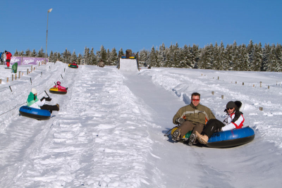 Snowtubing v areálu NOVAKO