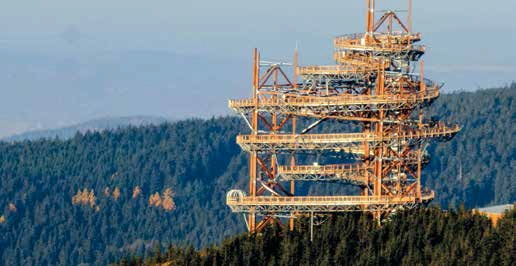 Ścieżka w obłokach Dolnej Morawy