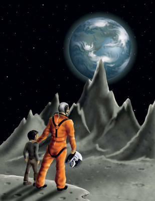 Petr a Ilan, kresba Barryho Mundena