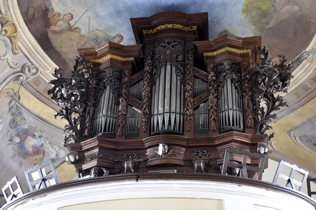 Starobylé varhany v Přelouči