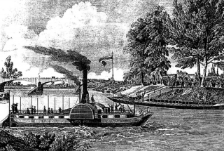 První český kolesový parník