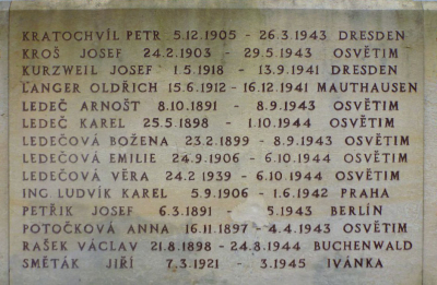 Pomník obětem šoa, Dobruška