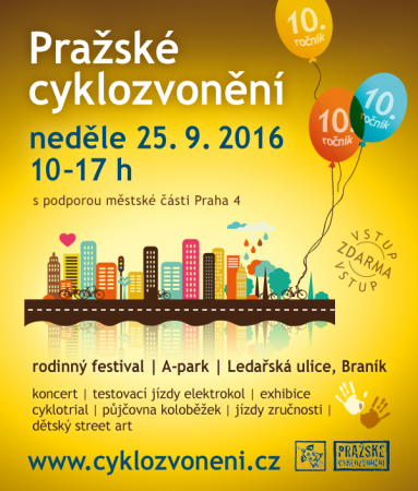 Pražské cyklozvonění rozezvoní Prahu 25. září. Přidáte se?