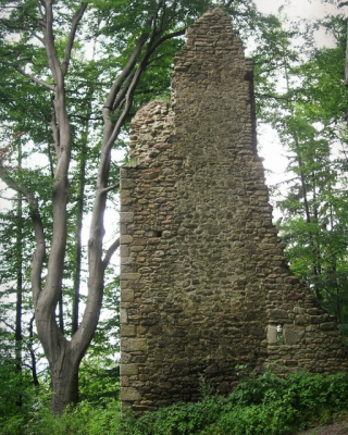 Pozůstatky Melechovské tvrze