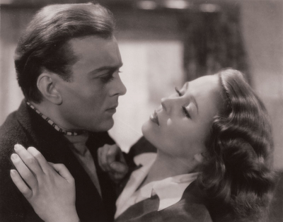 With Karel Höger in the fi lm Okouzlená (1942)