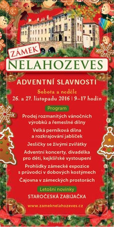 Adventní slavnosti na zámku Nelahozeves