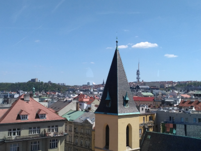 pohled z veze dnes 