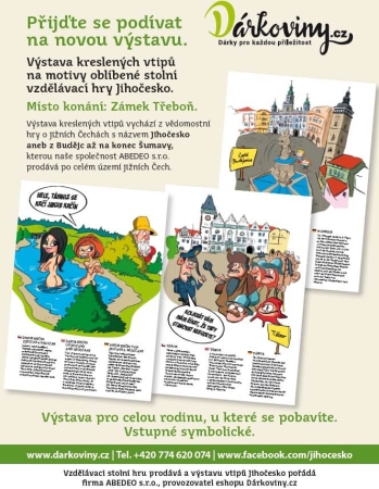 Komiksová výstava v Třeboni