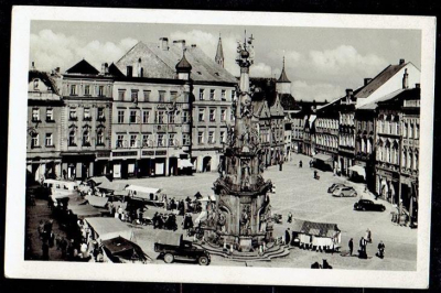 Obchod Oty Fantla na náměstí v Jindřichově Hradci