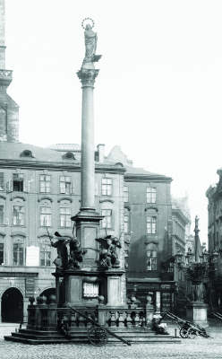 Mariánský sloup, foto J. Eckert
