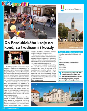 Do Pardubického kraje na koně, za tradicemi i kouzly