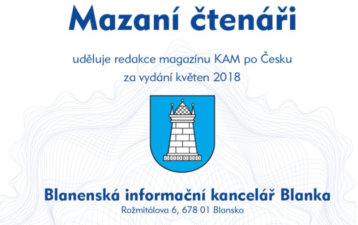 Květen 2018 Blanka Blansko