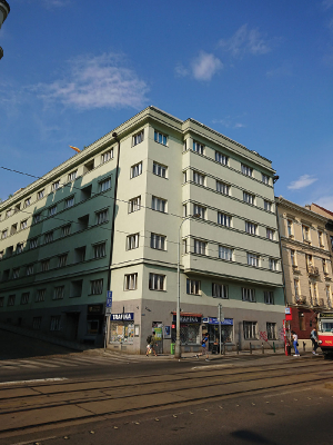 V tomto domě měl MUDr. Bohin svou ordinaci 