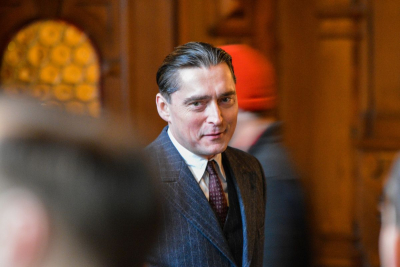 Jiří Vyorálek jako Klement Gottwald ve filmu Milada