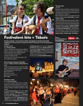 Festivalové léto v Táboře
