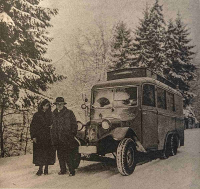 Jiří a Růžena Baumovi, 1935