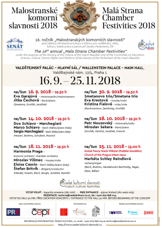 Pozvánka na Malostranské komorní slavnosti