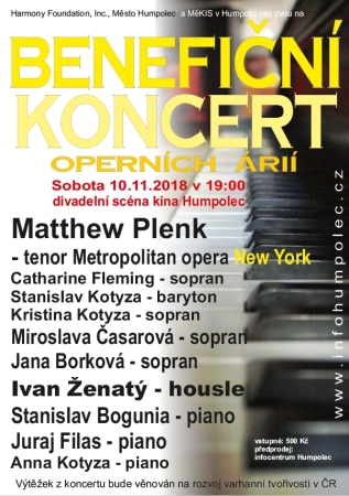 Benefiční koncert operních árií