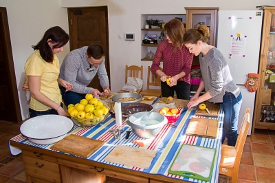 Kdoulování ve Vernerově mlýně; foto Jan Kučera