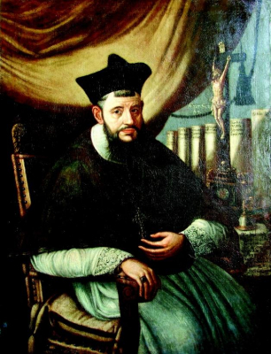 Porträt von P. Emerich
Sinelli, dem Kapuziner und
Wiener Bischof; Ölmalerei
auf Leinwand, dat. 1681.