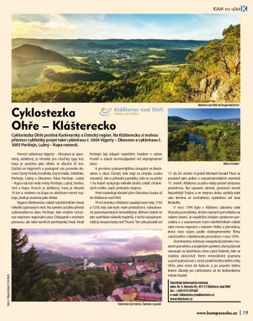 Cyklostezka Ohře – Klášterecko