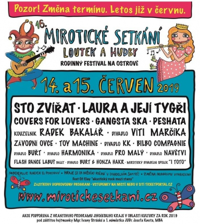 Mirotické setkání loutek a hudby 2019