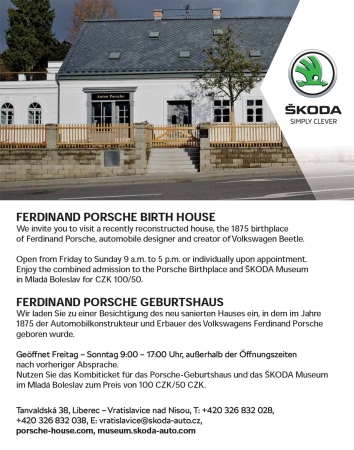 Ferdinand Porsche Geburtshaus
