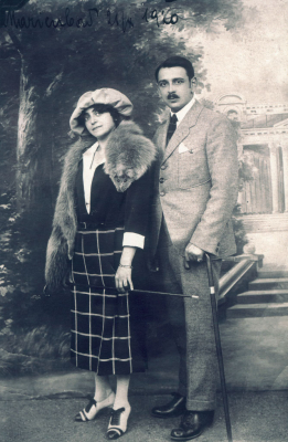 Rudolf Jelínek s manželkou Irenou, 1920