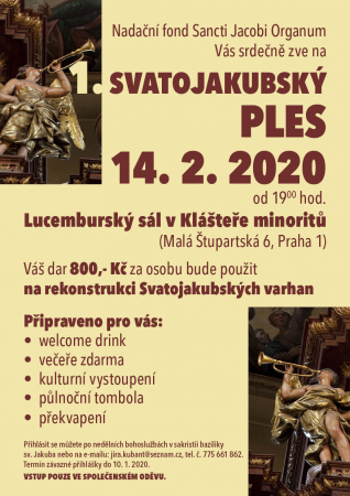 Benefiční Svatojakubský ples