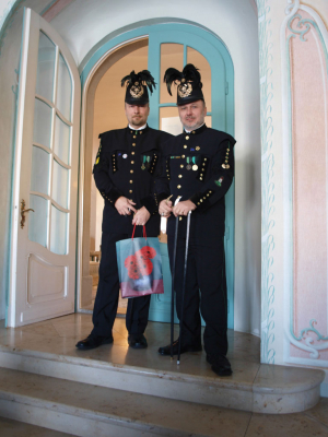 Představitelé spolku u prezidenta Slovenska Gašparoviče