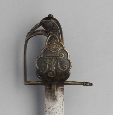 Tereziánské období - Palaš pro důstojníky rakouské těžké jízdy, 3. čtvrtina 18. století