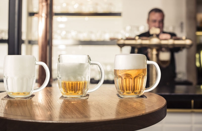 Škola čepování piva  Pilsner Urquell