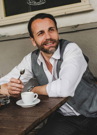 Herec a režisér Petr Mikeska