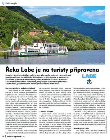 Řeka Labe je na turisty připravena