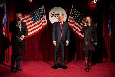 Vasil Fridrich voskový Donald Trump Daniela Pedret