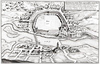 Plán města Kolín, Carlo Cappi, 1640