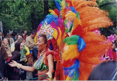 Brazilská Samba v ulicích Berlína, Karneval
der Kulturen