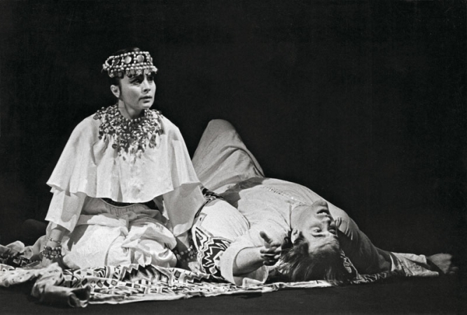 Saténový střevíček, 31. 1. 1993, Libuše Šafránková (Doňa Prouheze), Miroslav Etzler (Don Camillo),  Národní divadlo v Praze