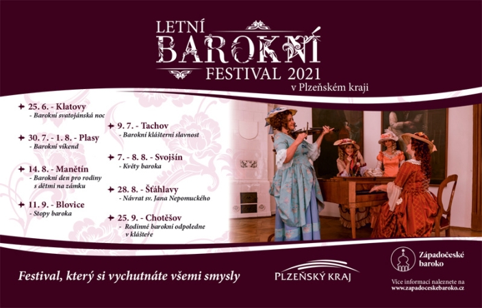 Letní barokní festival 2021 v Plzeňském kraji 